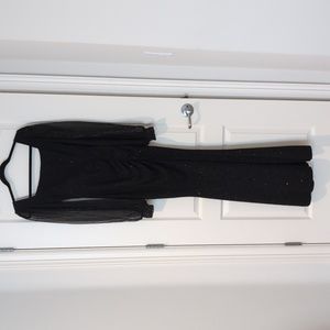 Windsor Open Back Sparkly Black Formal Dress Size XS